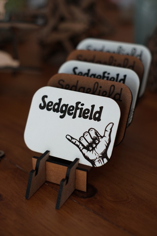 Custom Wooden Coasters and Signs